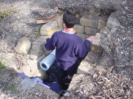 la sistemazione degli zaini